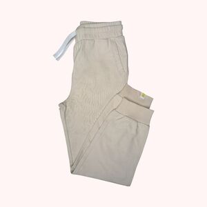 5/6 Rise Little Earthling • NWOT Organic Cotton Joggers • Beige Unisex